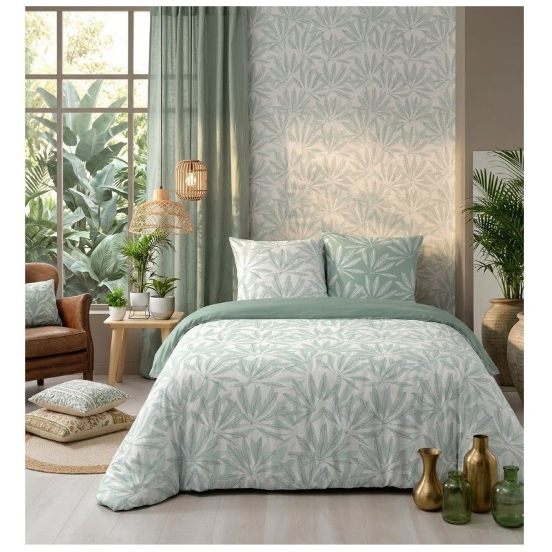 Parure de lit 240 x 260 cm Malia sauge