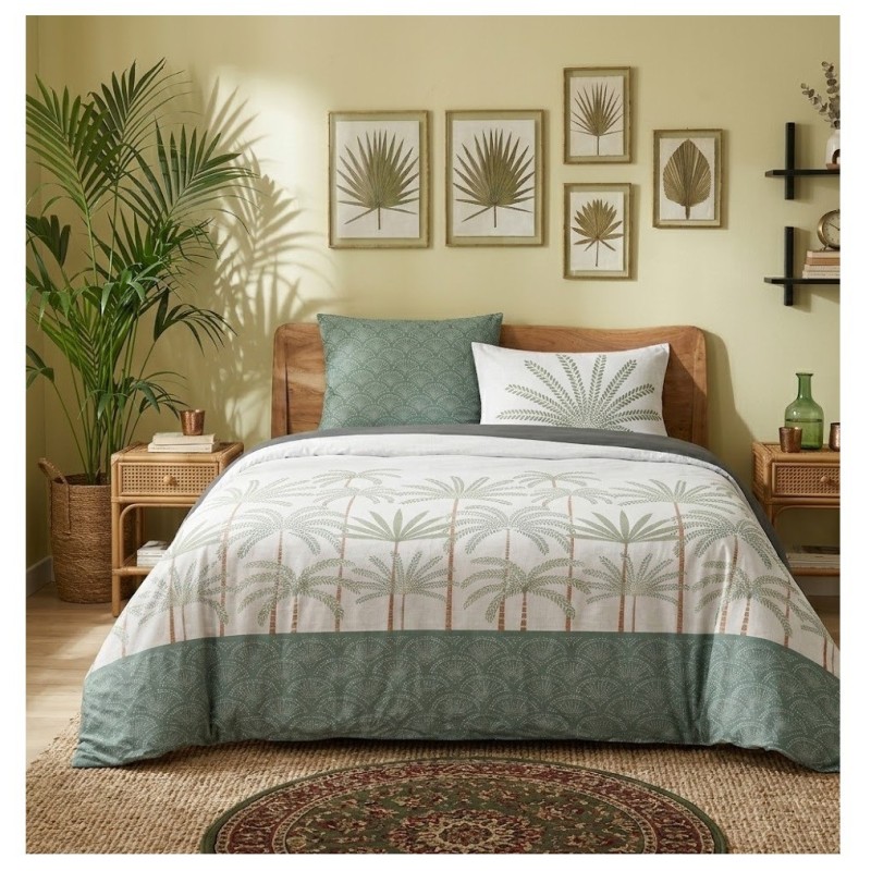 Parure de lit 240 x 260 cm Sous les palmiers