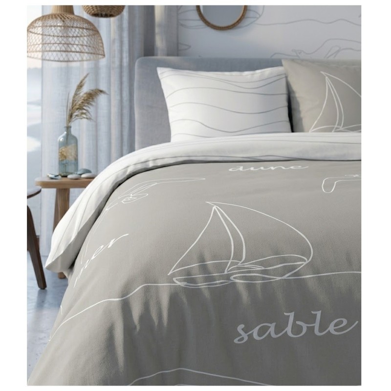 Parure de lit 240 x 260 cm Terre et mer