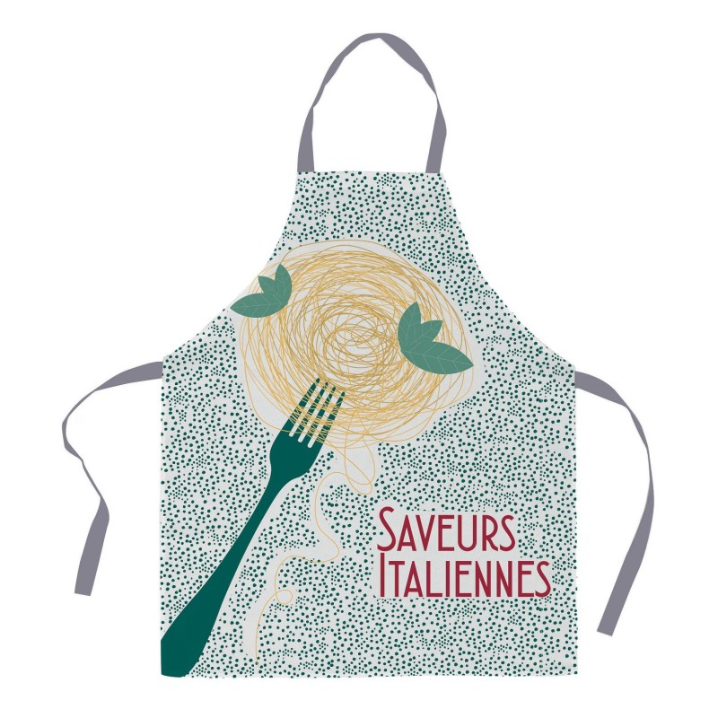 Tablier en coton 85 cm Douceurs Italiennes