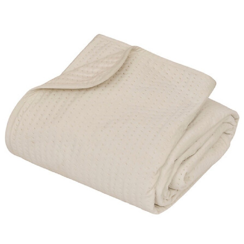 Couverture Couvre lit 260 x 240 cm avec taies Lilou Beige