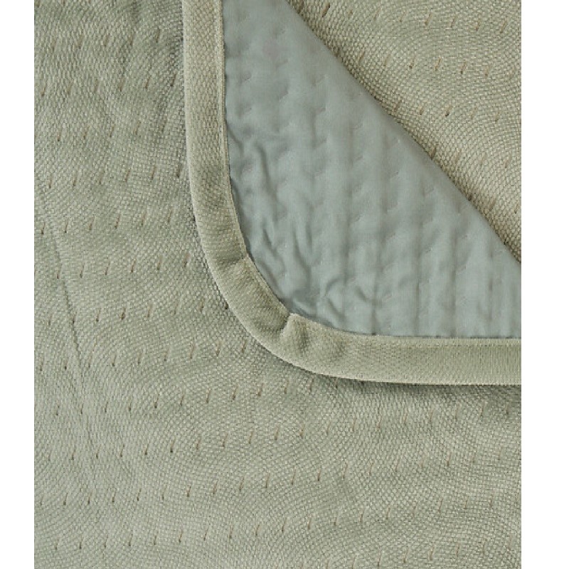 Couverture Couvre lit 260 x 240 cm avec taies Lilou Celadon