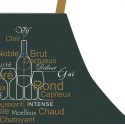 Tablier en coton Saveurs du Vignoble – 85 cm – Cuisine & vin