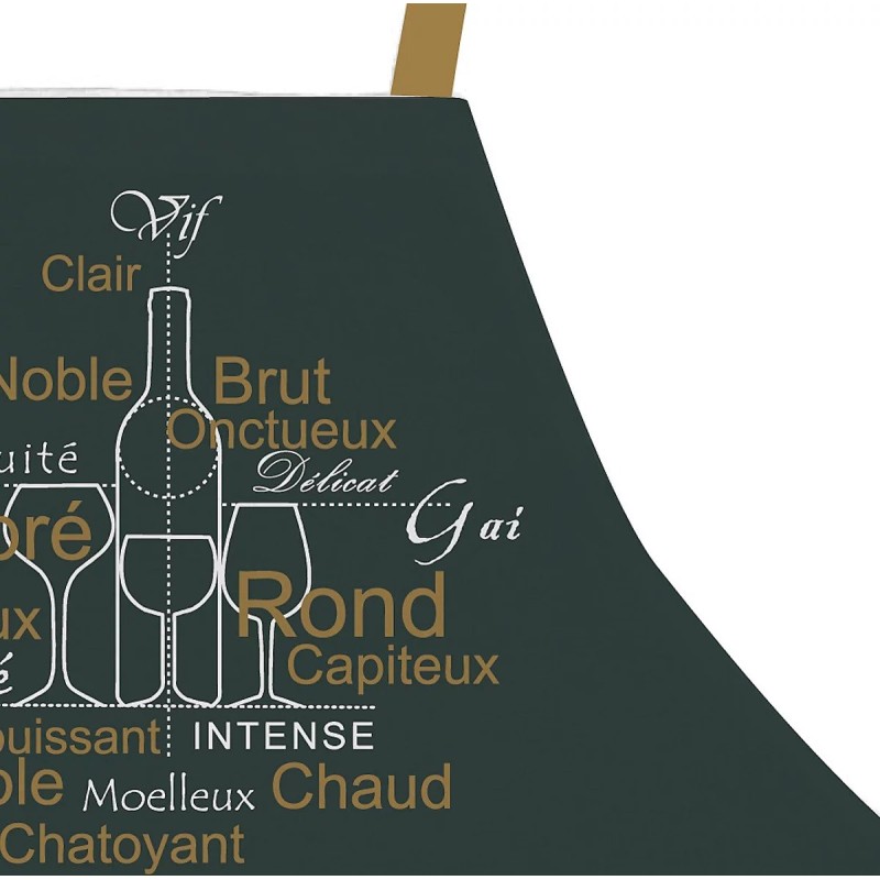 Tablier en coton Saveurs du Vignoble – 85 cm – Cuisine & vin