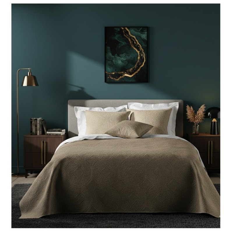 Couvre lit + taies 220 x 240 cm Romane lin