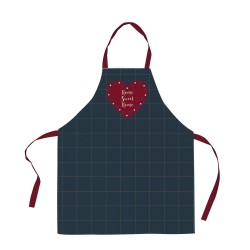 Tablier en coton Sweet Home – 85 cm – Cadeau cuisine
