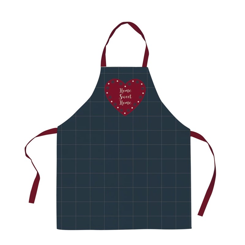 Tablier en coton Sweet Home – 85 cm – Cadeau cuisine