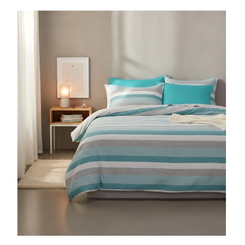 Couvre lit 230 x 250 cm Fiby Menthe