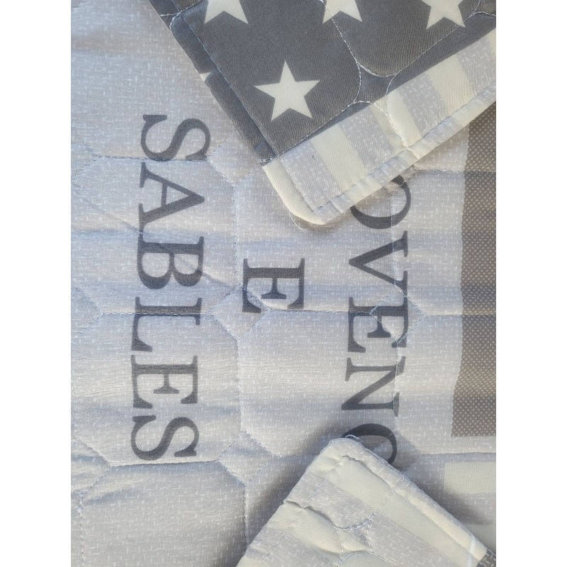 Couvre lit microfibre + taies 220 x 240 cm Provence