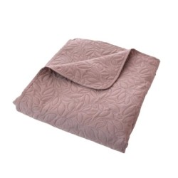 Couvre-lit en microfibre 240 x 220 cm Rose
