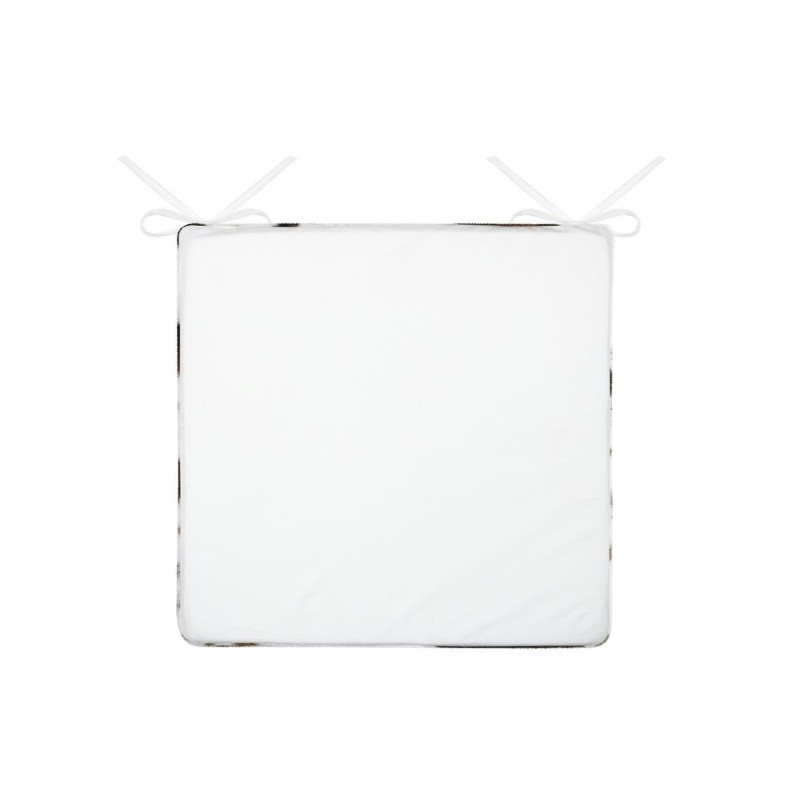 Assise de chaise 38 x 38 cm imprimé Vache brun