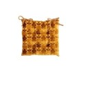Assise de chaise 38 x 38 cm Jacquard luna ocre