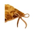 Assise de chaise 38 x 38 cm Jacquard luna ocre