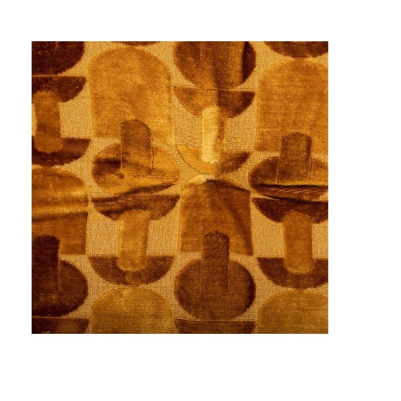 Assise de chaise 38 x 38 cm Jacquard luna ocre