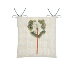 Assise de chaise 38 x 38 cm Palmier casablanca