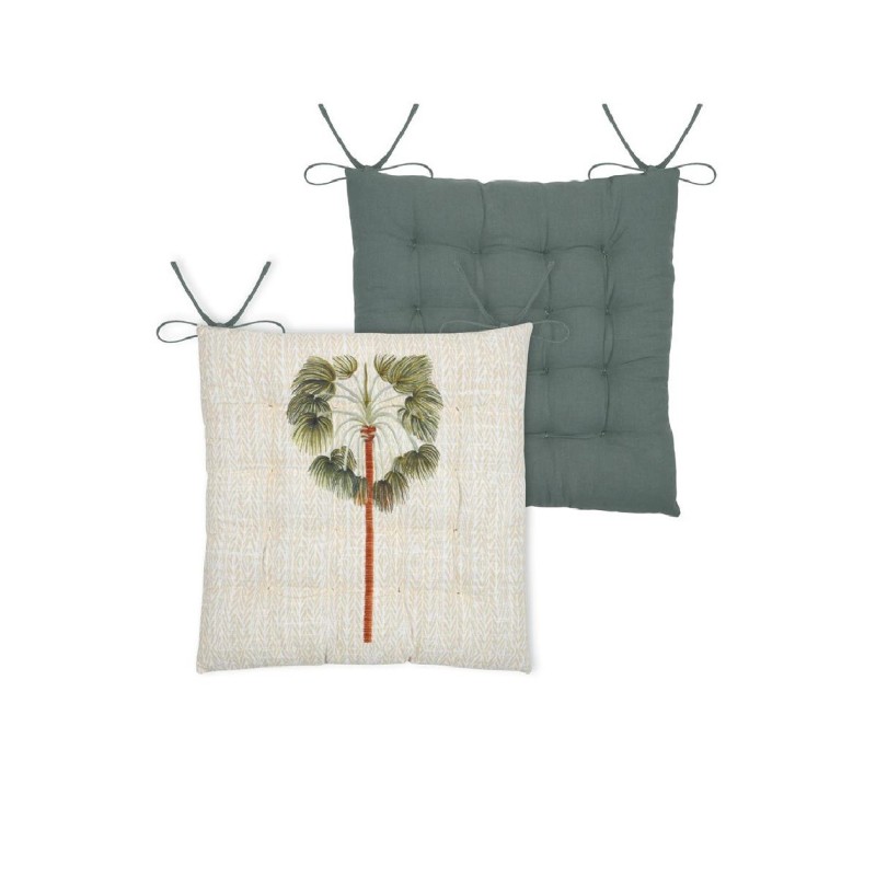 Assise de chaise 38 x 38 cm Palmier casablanca