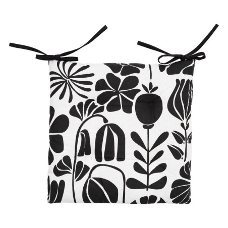 Assise de chaise en coton 38 x 38 cm Twisted Lime