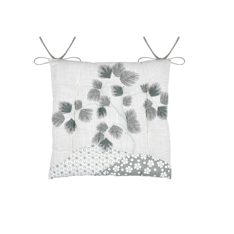 Assise de chaise matelassée 38 x 38 cm Yuki jade