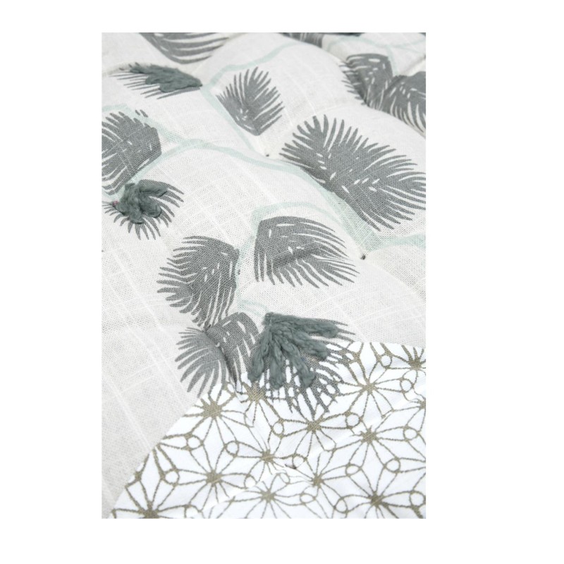 Assise de chaise matelassée 38 x 38 cm Yuki jade