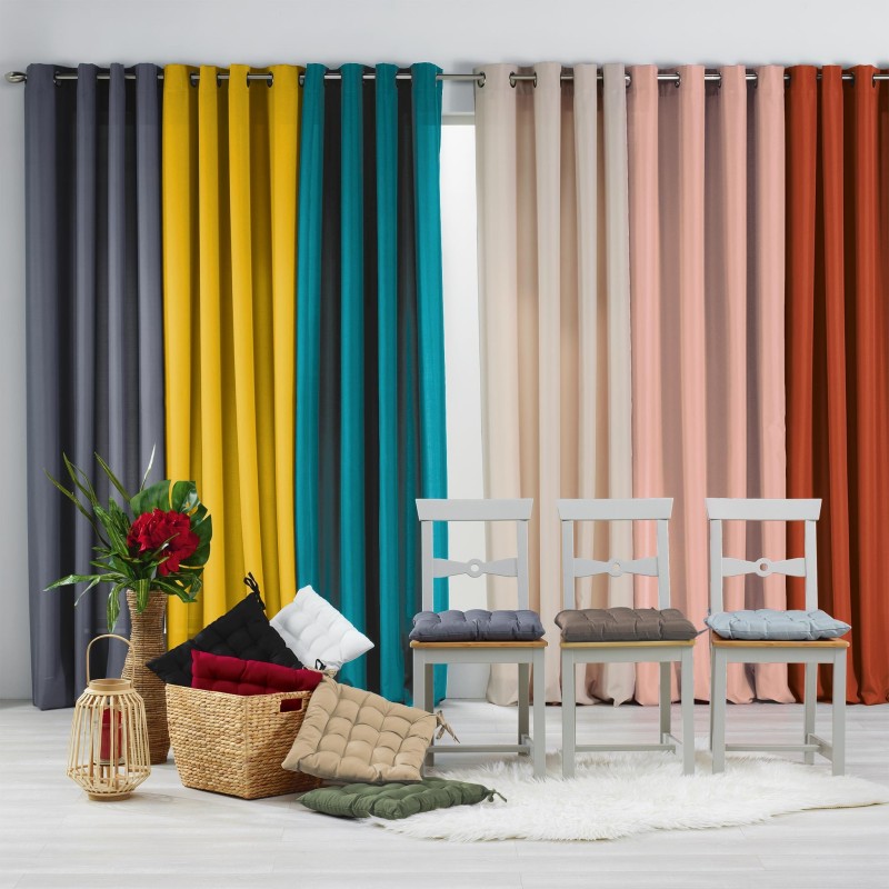 Coussin de chaise assise matelassé 40 x 40 cm Rose poudre