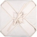 Coussin galette de chaise 4 rabats 40x40cm lin chinee