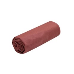 Drap housse 140 x 190/200 cm Edens grenache