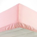 Drap housse Jersey 140 x 190 cm Rose dragée