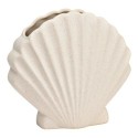 Vase coquillage sablé 19x17x8cm