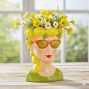 Vase femme citron 12x17x12cm
