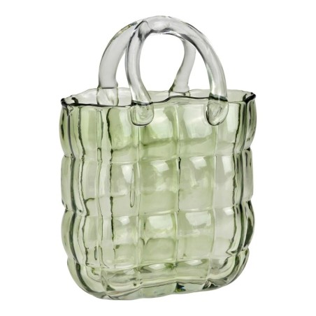 Vase sac en verre Vert 19 x 26 x 10 cm