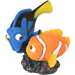 Décoration aquarium Poisson clown et bleu 9,5 cm