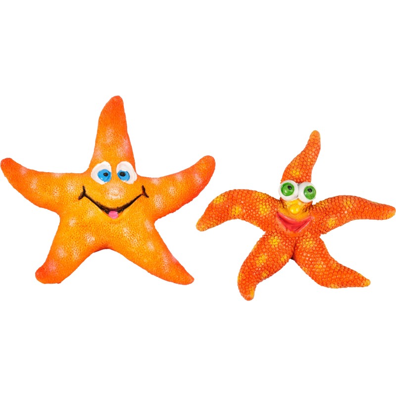 Décoration aquarium étoile de mer Leto en polyrésine 8 cm | Ornement poissons
