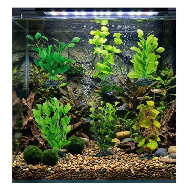 Plante décorative pour aquarium – Décoration Brasil (design aléatoire)