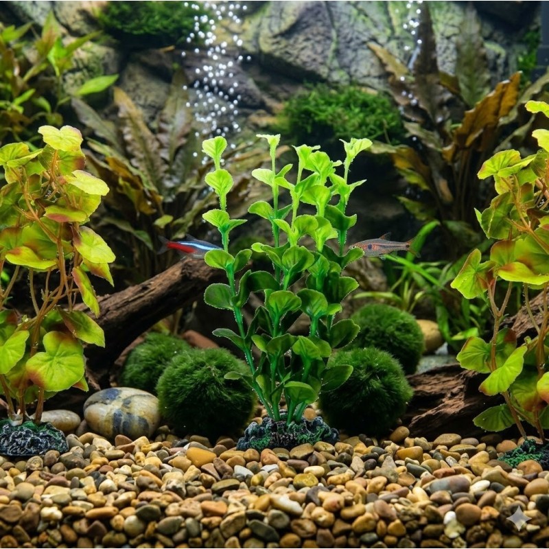 Plante décorative pour aquarium – Décoration Brasil (design aléatoire)
