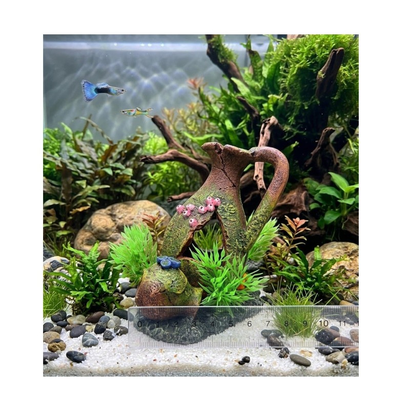 Décoration aquarium amphore Moza