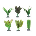 Plantes artificielles Décoration Congo pour aquarium d’eau douce et d’eau salée.