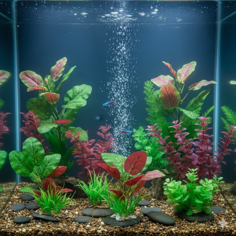 Plante décorative pour aquarium – Décoration Congo (modèle aléatoire)