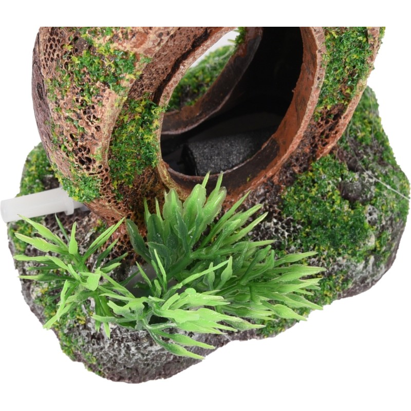 Décoration aquarium amphore cachette poisson Moza