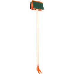 Brosse de nettoyage aquarium Bob 4-en-1 avec long manche, idéale pour enlever les algue