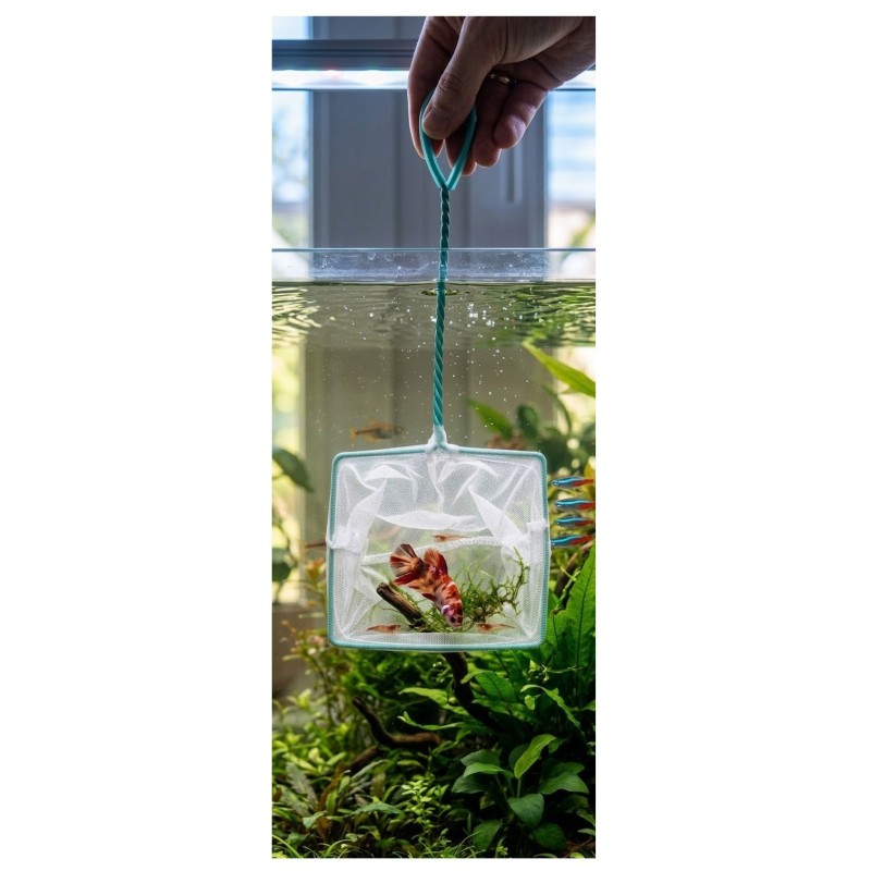 Épuisette Aquarium Meza – Filet Nylon Résistant avec Poignée