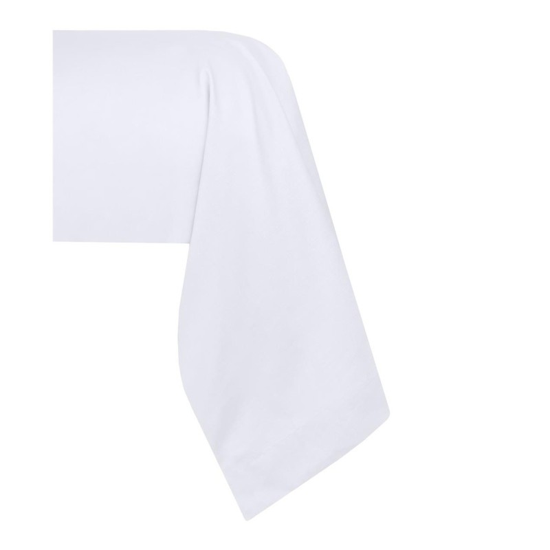 Taie de traversin percale de coton uni Élysée – Douce et raffinée