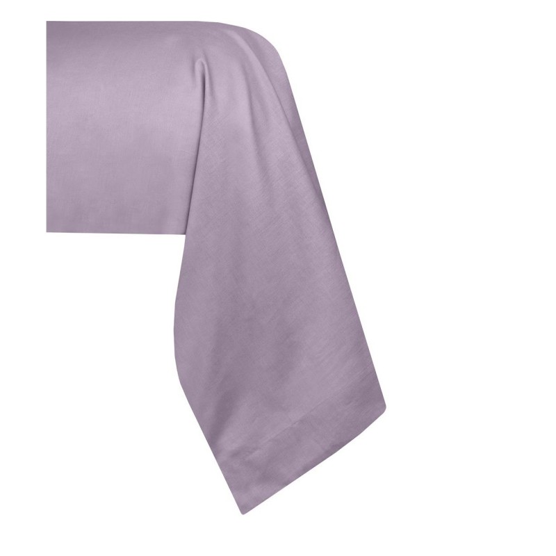 Taie de traversin percale de coton uni Élysée – Douce et raffinée