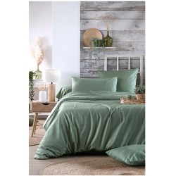 Taie de traversin percale de coton uni Élysée – Douce et raffinée