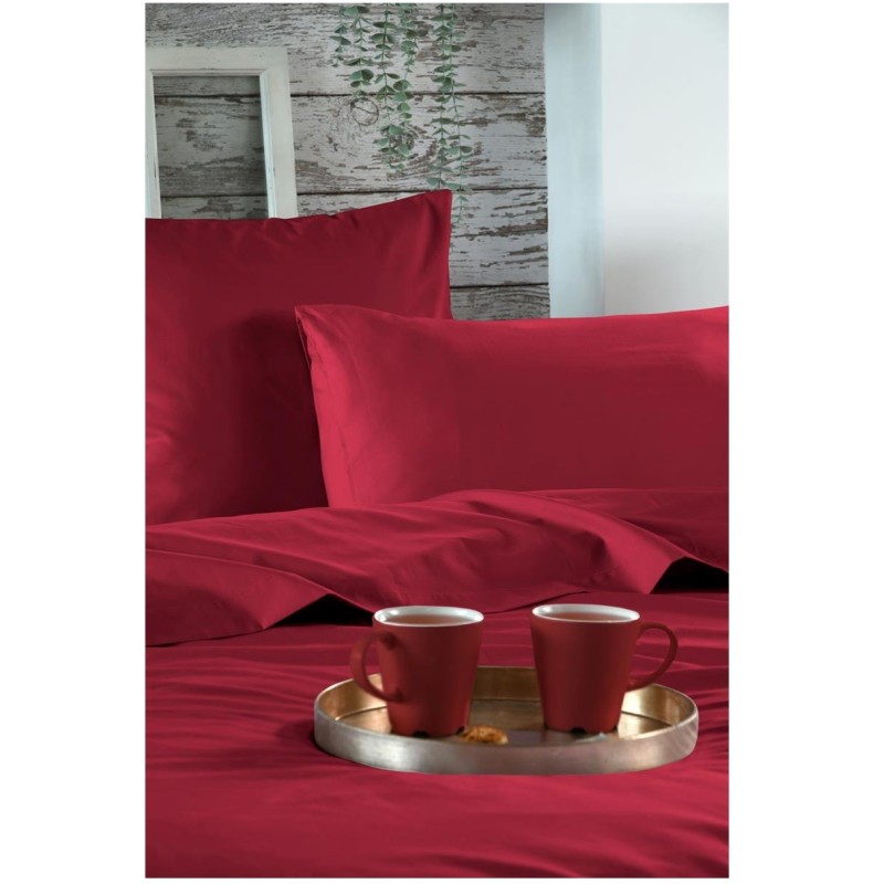 Taie d’oreiller percale de coton uni Élysée – Douce et élégante