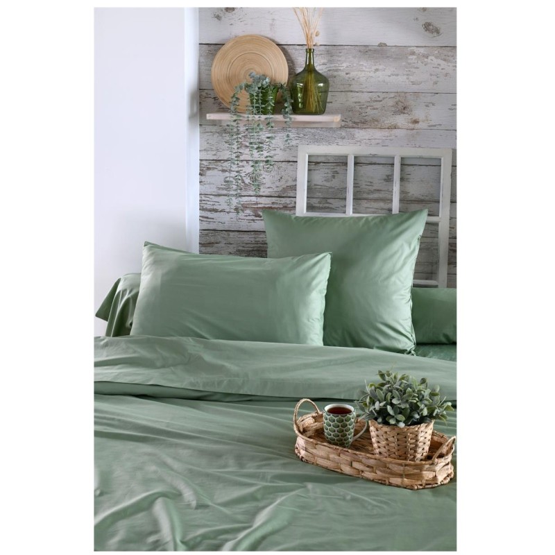 Taie d’oreiller percale de coton uni Élysée – Douce et élégante