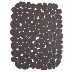 Tapis fond d’évier gris – PVC galets 26 x 30,5 cm – Protection évier design