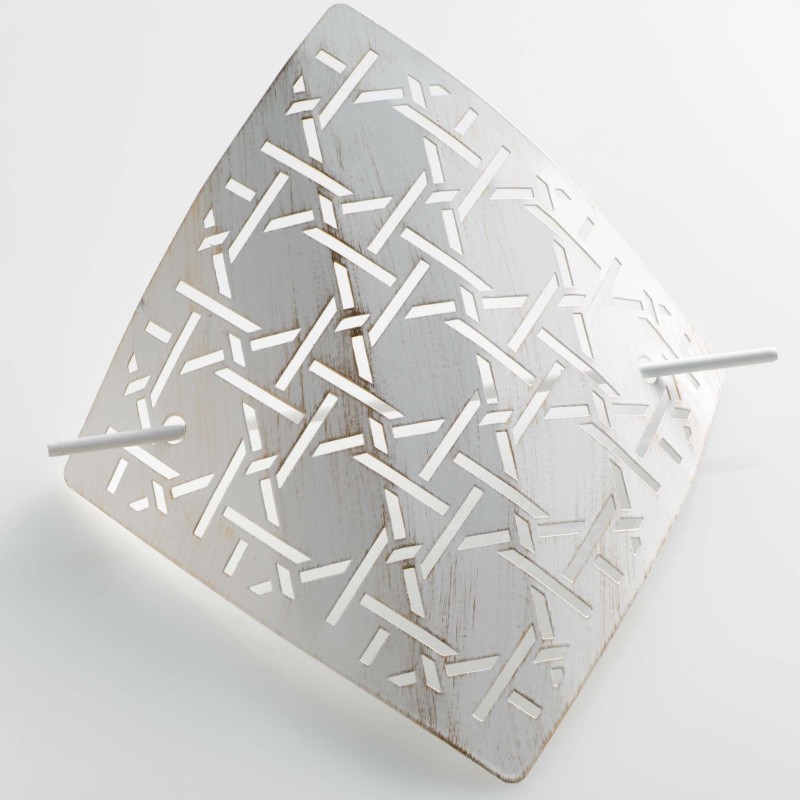 Embrasse à rideau Bobixe Blanc – Métal design moderne et élégant