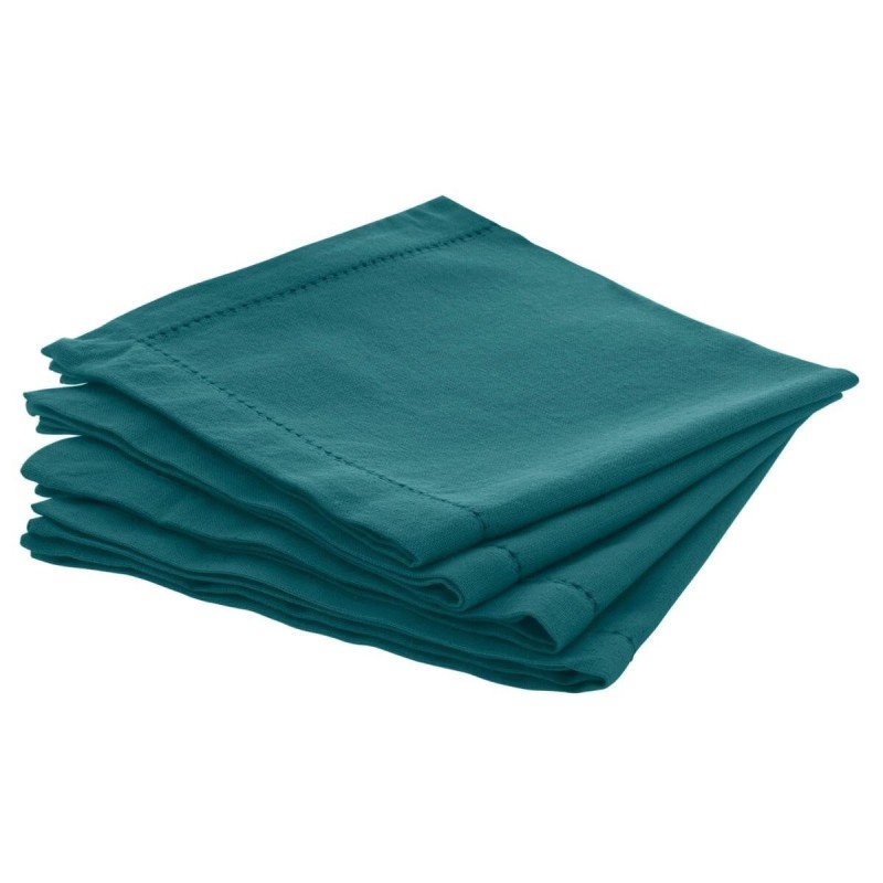 Lot de 4 serviettes de table en coton – Collection Clarté, élégance naturelle